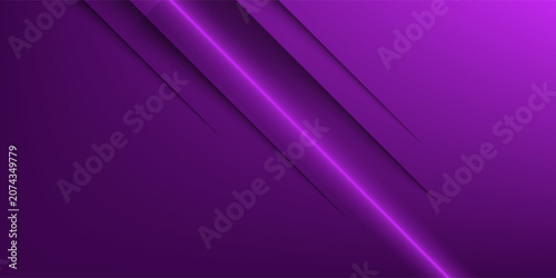 Modern Deep Violet Diagonal Shapes Background with Bright Highlights