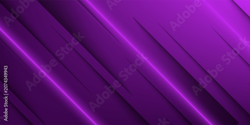 Modern Deep Violet Diagonal Shapes Background with Bright Highlights