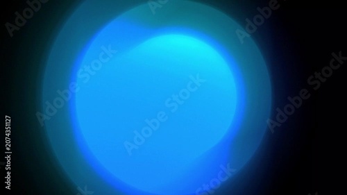 Minimal Blue Gradient Circle Glow Background with Black Negative Space, Retro Posterized Grain Effect for Modern Technology Branding, Website Hero Banner, Presentation Template, and Digital Art