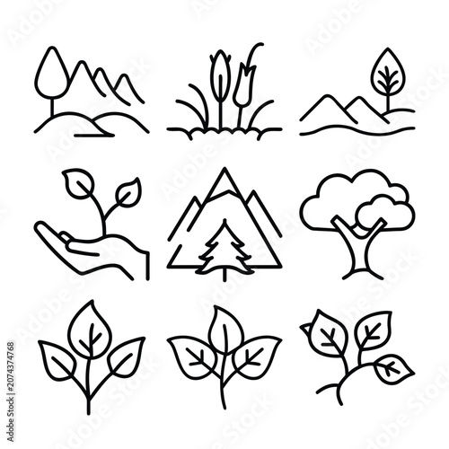 Nature Landscape Plant Leaf Collection
