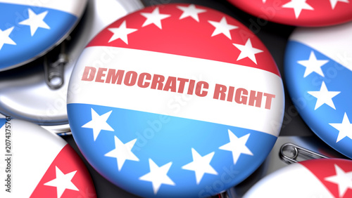 Foto Democratic Right in the USA