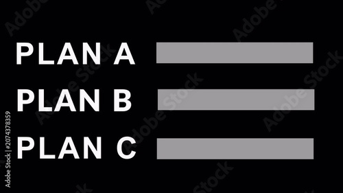 3 plans  animation ,plan 1 plan 2 plan 3 animation in transparent background  in 4K animation with alpha channel 3 plans animation.