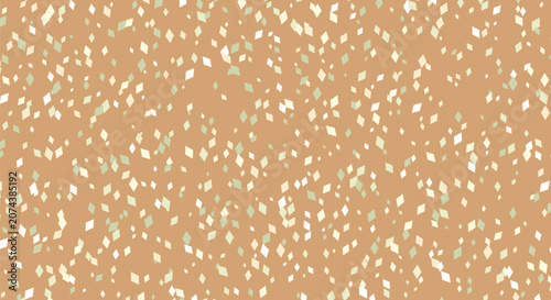 Subtle texture with scattered tiny diamond shapes on brown background.