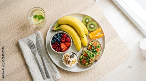 fresh vegetables on a plate