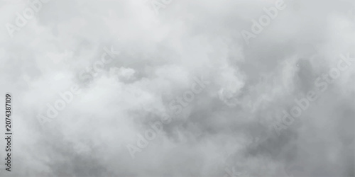 Bild auf Leinwand Overcast Sky: A dense, gray cloud formation fills the frame, suggesting an impending storm or a gloomy atmosphere