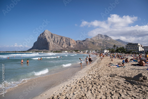 The beauty of Sicilian landscape, Italy. San vito lo capo, saline genna, art and villages