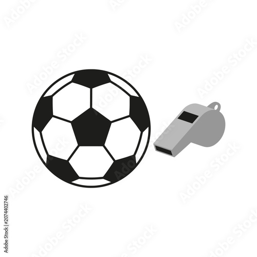 Visible Objects In Flat Vector Illustration