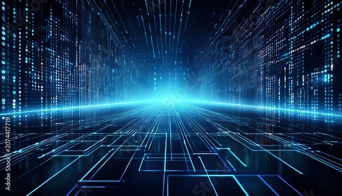 abstract binary background for hackathon technology concept digital innovation coding design