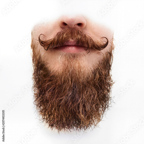 Creating a striking look with a stylish beard and mustache combo