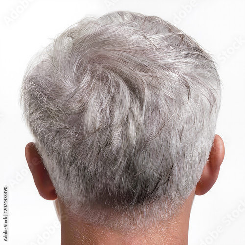 Silvery strands create a striking look for modern hairstyles