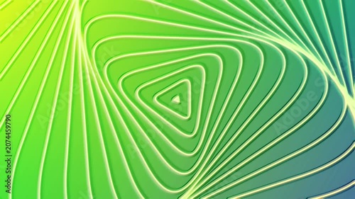 Abstract Green Line Background Animation 