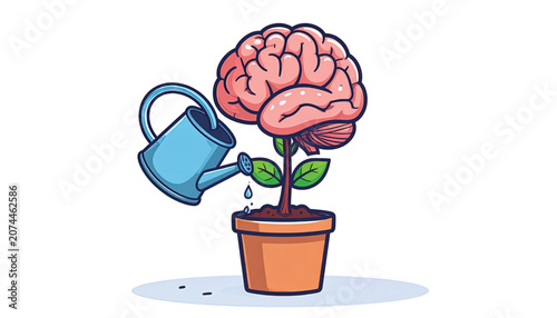 Brain Growing in a Pot.