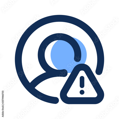 suspicious login filled line icon