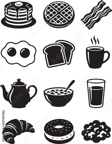 Foto Black and white of coffee, tea, and kitchen utensils coffee cup coffee beans cof
