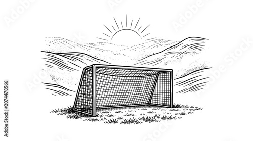 Photos Soccer Goal Net Football Target.