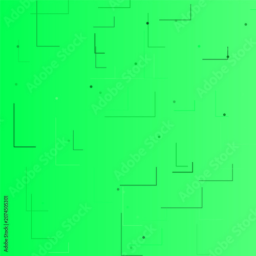 Geometric shapes, green background, abstract design, vector graphics