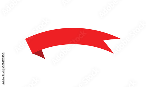 3D illustration of red and yellow directional arrows, red and white arrows and ribbon banner, business growth and success concept, web navigation symbol, vector icon design
