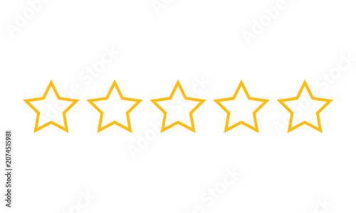 3D gold star rating icon set with stars and stripes design vector illustration of five star quality symbol for business award success web button celebration decoration