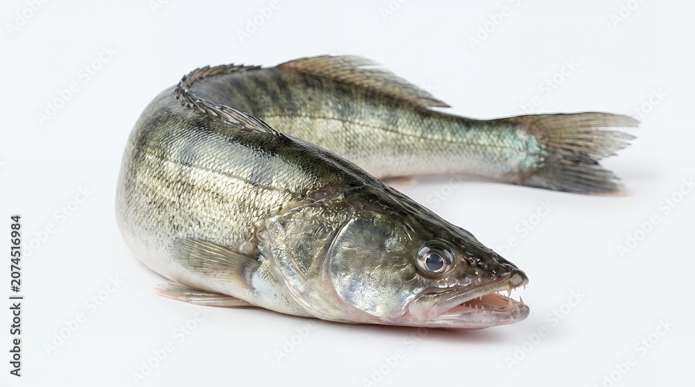 Fototapeta premium fish on white background
