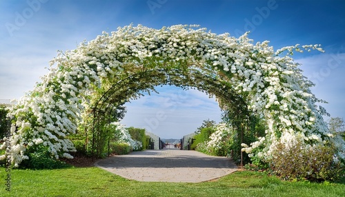 Arche De Fleurs Blanches