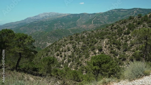 Spectacular mountain scenery, Sierras de Tejeda, Andalusia, Spain