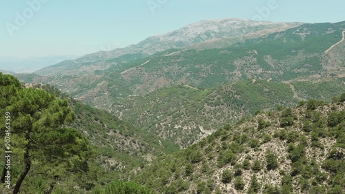 Spectacular mountain scenery, Sierras de Tejeda, Andalusia, Spain