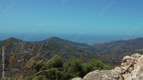 Spectacular mountain scenery, Sierras de Tejeda, Andalusia, Spain