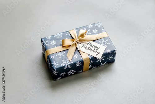 Gift box with ribbon