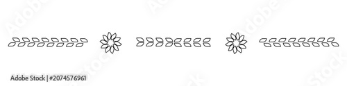 Vintage decorative line, text dividers, line border. Lines separators, borders, vintage dividers, underline elements. PNG available, vector