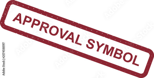 Bild auf Leinwand Official Verification Approval Stamp Seal Confirmation Mark vector illustration