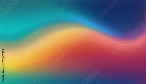 Color Noise Grain Background With Gradient Smooth Blend Multicolored Abstract Texture With Grainy Effect Soft Trendy Mesh