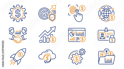 Premium Digital Finance Logo Design with Futuristic Dollar Symbol Embracing Cutting Edge Technology and Corporate Professionalism for Modern Brand Identity