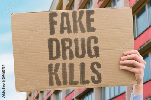 Konstfotografi "Fake drug kills" Counterfeit substances cause fatalities
