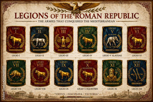Legions of the Roman Republic Military Standards Collection