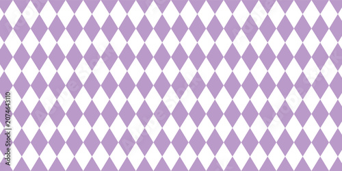 Seamless abstract geometric pattern of colorful rhombuses lined up on a light background, harlequin motif, hand-drawn illustration, flat style.