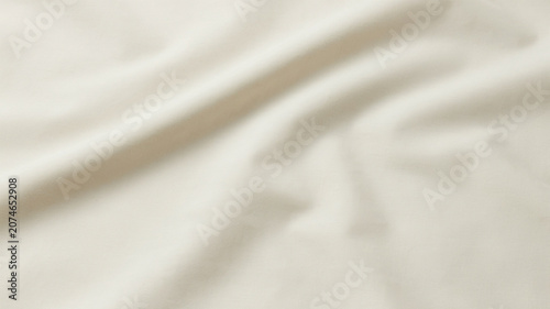 Fotografía Soft, smooth, cream-colored fabric texture, close-up, luxurious material