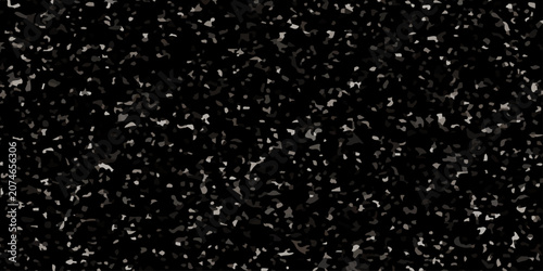Konstfotografi Black asphalt texture with white speckled stone particles, dark seamless pattern
