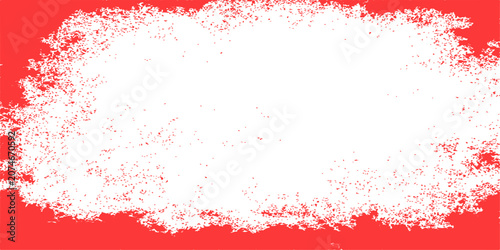 Canvastavla A vibrant abstract background of bright red with a textured white border creating a sense of dynamism and space