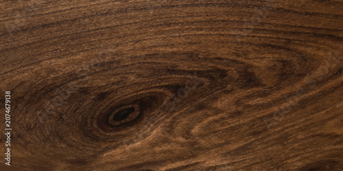 Tableau sur toile Rustic dark brown wood grain pattern texture with background hardwood material c