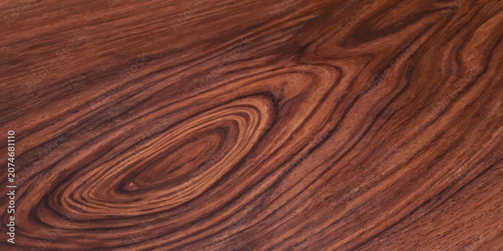 Fototapeta premium Rich reddish brown wood grain with elegant swirls background hardwood polished material interior carpentry luxurious laminate abstract structure woodwork building forestry finishing