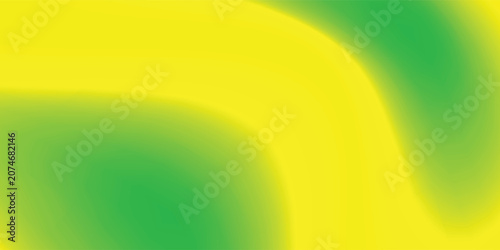 Neon green color gradation background and bright light lines.