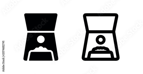 Fotografía Scanner Icon: Silhouette and Outline