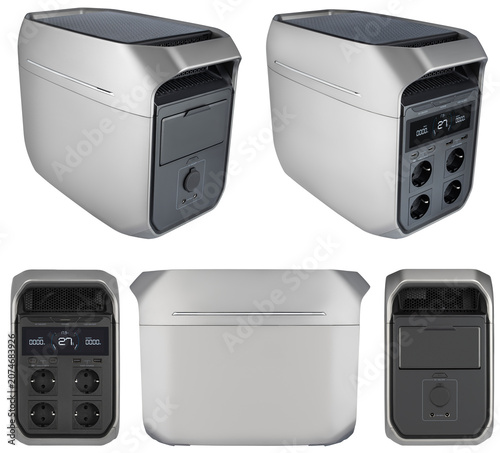 Professional charging device for simultaneous connection of smartphones, tablets, and laptops.