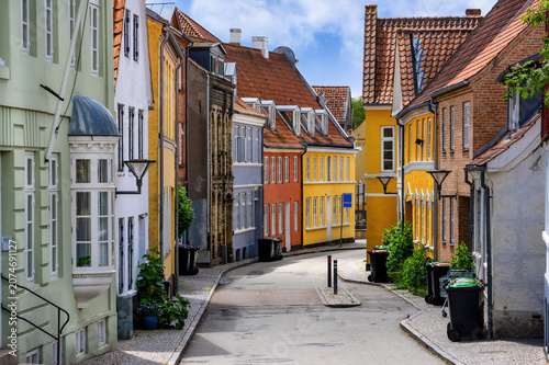 Haderslev/Hadersleben, Syddanmark, Dänemark. Historische Stadtszene