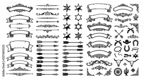 western themed elements