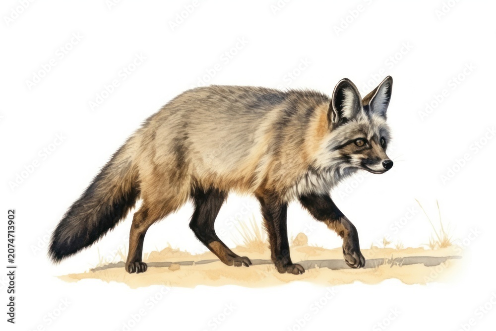Naklejka premium Fox wildlife animal mammal.