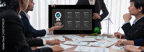 Obraz na plátně Online product certification, marking a key achievement