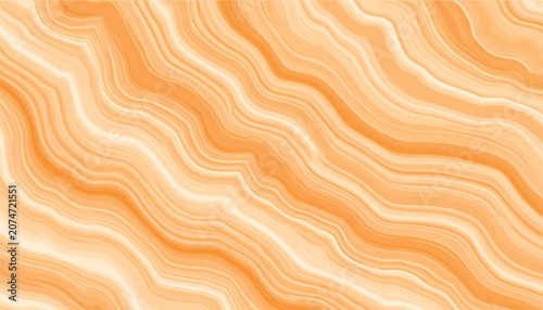 Abstract background with orange and beige wavy lines, flowing liquid marble texture, fluid curves pattern, modern minimalist wallpaper design in a soft, elegant aesthetic for creative projects.