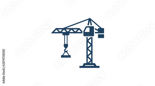 Φωτογραφία Large Construction Crane Machine Equipment.