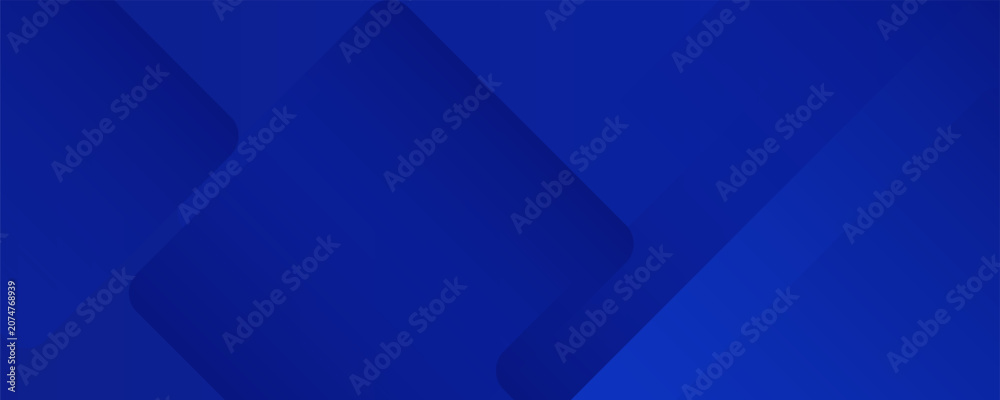 Obraz premium Abstract royal blue corporate background with dynamic geometric diagonal shapes and subtle gradient overlays. Vector illustration